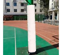 JvFbjLF Foam Basketball Post Pads For Playgrounds(Bianco,Dia 140mm)