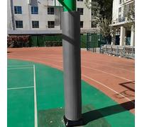 JvFbjLF Foam Basketball Post Pads For Playgrounds(Grigio,Dia 165mm)