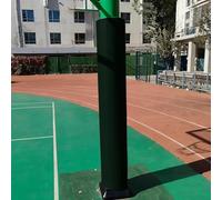 JvFbjLF Foam Basketball Post Pads For Playgrounds(Nero,Dia 220mm)
