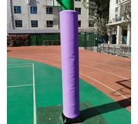 JvFbjLF Foam Basketball Post Pads For Playgrounds(Purple,Dia 165mm)