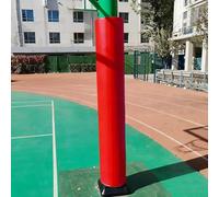 JvFbjLF Foam Basketball Post Pads For Playgrounds(Rosso,Dia 220mm)
