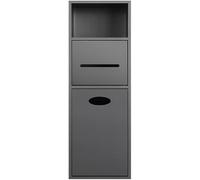 JvFbjLF Nicho de Ducha de Acero Inoxidable 304, Estante de baño Empotrado, Organizador Impermeable(Grigio,(W x H x D) 20x63x13.5cm)