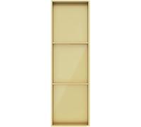 JvFbjLF Nicho de Ducha de Acero Inoxidable - Estante de Pared Empotrado for Almacenamiento en el baño(Gold,90x28x12.5cm)