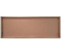 JvFbjLF Organizador de nicho de ducha empotrado, estante de acero inoxidable para almacenamiento de baño (oro rosa, 36.2 x 12.5 x 4.9 pulgadas)
