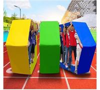 JvFbjLF Paquete de 3 tapetes rodantes for Carreras de relevos y Team Building, for Adultos y niños.(Adult-11M)