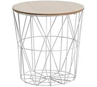 JvFbjLF Perchero redondo redondo 33,5 x 35 cm Home madera un perchero redondeado (color: beige y gris) (beige y blanco)