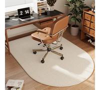 JvFbjLF Sillas for Computadores Y Sillas for Juegos; Tapetes de Escritorio for Uso doméstico y de Oficina(Beige,100 * 120CM)