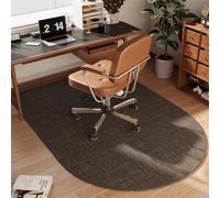 JvFbjLF Sillas for Computadores Y Sillas for Juegos; Tapetes de Escritorio for Uso doméstico y de Oficina(Dark Brown,80 * 120CM)