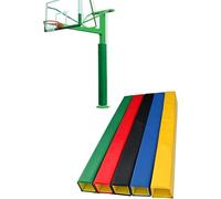 JvFbjLF Square Weatherproof Basketball Pole Pad(BLU,7.1x7.1in)
