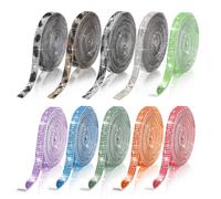 JVHLOV 10 Rollos Cinta de Diamantes Autoadhesiva, 4 Filas, Surtido 2