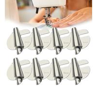 JVHLOV Juego de 8 Prensatelas Enrollables, Pie Universal de Costura Enrollado, Prensatelas Maquina Coser, para Máquina de Coser Enrollable, para Uso