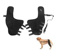 JVHLOV Protector de Rodilla, Rodilleras Ajustables Soporte, para Perros Patas Traseras Protección, para Lesiones de Heridas y Esguinces, Reduce el Dolor e Inflamación (S)