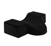 Jvjggag Almohada de extensión de pestañas, cojín de injerto de pestañas, almohada de apoyo para el cuello, diseño de comodidad cervical, espuma de alta resistencia, uso en salón de belleza, funda de