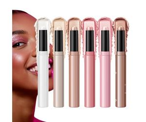 Jvjggag Barra de Maquillaje | 6 Piezas Contorno Facial en Barra Larga Duración Resistente al Agua - Stick Contorno y Luz,Para Pareja, Amiga, Hermana, Hija, Boda, Viaje de Negocios, Camping, Excursión
