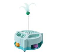 Jvjggag Cat Interactive Feeder, Slow Feeder Cat, Cat Treat Dispenser, Multifunctional Cat Toy, Multifunctional Cat Food Dispenser and Enrichment Feeder for Healthy Eating