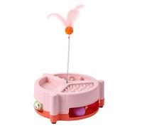 Jvjggag Cat Interactive Feeder, Slow Feeder Cat, Cat Treat Dispenser, Multifunctional Cat Toy, Multifunctional Cat Food Dispenser and Enrichment Feeder for Healthy Eating