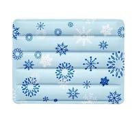 Jvjggag Dog Cooling Mat, Sleep Cooling Pad for Pets, Soft Reusable Floor Cushion, Waterproof PVC Gel Design, Good for Hot Weather, Small Medium-Large Pets, 11.81x15.75 Inches