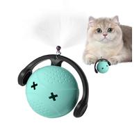 Jvjggag Dog Toy, Puppy Ball with Lights, Automatic Shape Moving Puppy Ball Headphone, Interactive Dog Ball, Bouncing Rotating Ball Puppy Water-Resistant Pet Ball with Lights for Medium Dogs