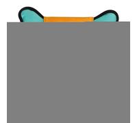 Jvjggag Dog Treat Dispenser, Interactive Dog Toy, Puzzle Feeder for Pets, Sound Stimulation Feature, Boredom Relief Enrichment, 9.06x7.76x1.18 Inches, Orange Blue Color, 1 Set