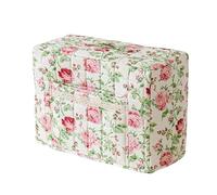 Jvjggag Fabric Sewing Organizer - Machine Case for Crafters | Canvas with Floral Design Pocket, Protective Storage Tote, DIY Project Holder, Home Craft Tool for Outside Travel and Adult Hobby Lovers