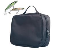 Jvjggag Fishing Tackle Organizer - Zipper Binder for Soft Bait Storage | Multi Pocket Waterproof Case for Jigs Rigs Lines Freshwater Saltwater Angling Gear and Outdoor Sport Packing