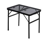 Jvjggag Folding Table, Camping Table, Adjustable Height Non-Slip Lightweight Frame Compact Design Quick Setup, BBQ Tools for Outdoor Activities, 23.62x15.75x22.05inches