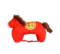 Jvjggag Horse Hat - Plush Cartoon Head Wrap for Costume Fun | Cartoon Horse Head with Soft Fabric, Party Cosplay Accessory, Photo Prop Tool, School Event Outfit, Novelty Hat for Youth Boys Girls