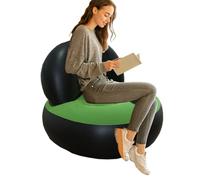 Jvjggag Inflatable Camping Chair - Portable Blow Up Sofa for Outdoor Relaxing | Thick PVC Material with Air Pump, Waterproof, Folding Lazy Couch for Indoor, Travel, Picnic, Backyard, Beach Leisure