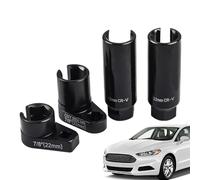 Jvjggag Juego De Llaves Para Sensor De Oxígeno,Llave Antiherrumbre Acero Compacta,Extracción E Instalación De Sondas | Para Furgoneta Camión Pickup Turismo Automóvil Y Vehículo