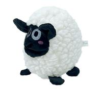 Jvjggag Juguetes chirriantes para perros, lindo cachorro de peluche, animal de dibujos animados lavable, suave y tela, juego interactivo para razas pequeñas y medianas, 5.51 x 3.94 x 3.54 pulgadas