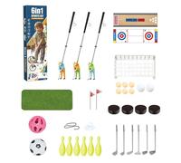 Jvjggag Kids Golf Set Outdoor Golf Entertainment Game Children Toy Putting Ball Multi Function for Parent Child Games Ideal for Fun and Skill Development, Sturdy and Compact