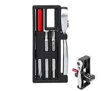 Jvjggag Kit de reparación de neumáticos de ciclismo, dispositivo portátil multifuncional, multiherramienta para bicicletas de carretera, montaña, viajes, urgencia, al aire libre, cuidado diario en el