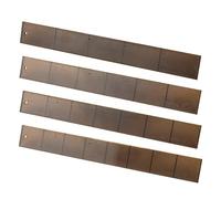 Jvjggag Kitchen Pastry, Cake Thickness, Measure Ruler for Cake, 4X Cake Roll Ruler Uniform Division Molds - Kitchen Pastries Bakings Ruler Auxiliaries Tool, Dessert Making Tool for Home Shop