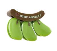 Jvjggag Magnetic Bag Clips - Banana Shape Clamp | Funny Food Clip with Strong Grip, Snack with Kitchen Use, ABS Banana Sealing Clip, Food Storage Clamp for Pantry, Freezer, Dorm, Home