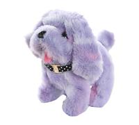 Jvjggag Moving Dog Toy, Animated Walking Puppy, Interactive Plush Robot Pet, Realistic Action Stuffed Dog for Kids Fun Playtime, Life Like WalkingDog Toy, Holiday Birthday Gift