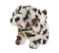 Jvjggag Moving Dog Toy, Animated Walking Puppy, Interactive Plush Robot Pet, Realistic Action Stuffed Dog for Kids Fun Playtime, Life Like WalkingDog Toy, Holiday Birthday Gift