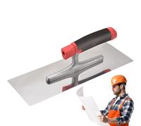 Jvjggag Paleta de hormigón, herramientas de enlucido de acero inoxidable | Paleta de acabado - para lechada de suelos, cemento, mampostería, azulejos, mortero, trabajos de instalación