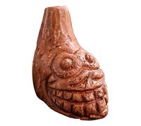 Jvjggag Pequeña de sonidos extraños, silbato azteca de muerte para descompresiones, broma de silbato fantasma gritando, artefacto de broma, silbato de sonido humano, silbato creativo de gritos