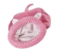 Jvjggag Saco de dormir para gatos, acogedora cama para gatos, saco de felpa para gatos, cama para gatos de interior, acogedor saco de dormir de invierno diseñado para gatos de interior y perros