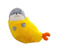 Jvjggag Seal Stuffed Animal - Funny Cartoon Doll For Kids Collectors | Soft Plush Material with Huggable Texture, Cuddly Design, Cute Expression, For Bedroom, Playroom, Decoration