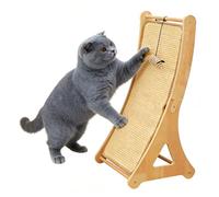 Jvjggag Tablero De Rascado para Gatos - Juguete Interactivo Protector De Muebles para Gatos - Rampa Resistente A Arañazos con Bola De Juguete,para Interior Sala Estar Rincón Juego Suelo Cachorros