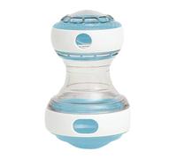 Jvjggag Treat Dispensing Puzzle Toy, Adjustable Rolling Treat Dispenser Puzzle, Tough Slow Feeder Design, Interactive Brain Stimulation, Ideal for Training, Playtime, 3.35x3.35x5.91 Inches