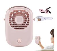 Jvjggag Ventilador Personal | 3 Velocidades Portátil Personal | Ventilador Eléctrico De Cuello Y Escritorio | para Hogar Exterior Camping Senderismo Playa Niños Hombres Mujeres