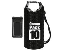 Jvjggag Waterproof Bag, Lightweight Waterproof Pouch, Roll Top Dry Backpack Storage, Ideal for Swimming Camping Hiking Commuting, Protects Gear from Water Splash Dirt Rain Outdoors