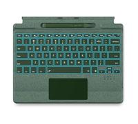 JvKzaen Teclado Surface Pro 9 con lápiz delgado, compatible con Microsoft Surface Pro 9 8 X, 13 pulgadas Bluetooth inalámbrico tipo retroiluminación teclado con lápiz delgado, teclado con lápiz