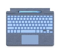 JvKzaen Teclado Surface Pro 9 con lápiz delgado, compatible con Microsoft Surface Pro 9 8 X, 13 pulgadas Bluetooth inalámbrico tipo retroiluminación teclado con lápiz delgado, teclado con lápiz