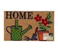 JVL Felpudo ecológico de Fibra de Coco con Respaldo de látex, 45 x 75 cm, diseño de Jardinero