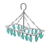 JVL Secador de Calcetines Plegable Completo con Pinza de Ropa de 20 Piezas