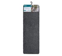 JVL - Tanami 2-Tone Fleck Barrier Runner - Felpudo, 80 algodón/20% sintético/Gel Respaldo, Gris, 50 x 150 x 0,5 cm