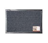 JVL Tapete Resistente con Respaldo de Vinilo para Puerta, Color Azul, Pelo de Polipropileno, Blue, 40 x 60 cm (Rectangular)